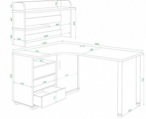 Стол компьютерный Домино нельсон СР-145М в Казани - kazan.mebel24.online | фото 2