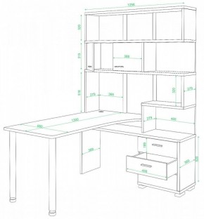 Стол компьютерный Домино нельсон СР-420/130 в Казани - kazan.mebel24.online | фото 2