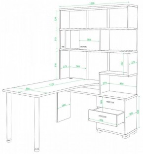 Стол компьютерный Домино нельсон СР-420/170 в Казани - kazan.mebel24.online | фото 2