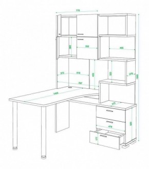 Стол компьютерный Домино нельсон СР-500М140 в Казани - kazan.mebel24.online | фото 3