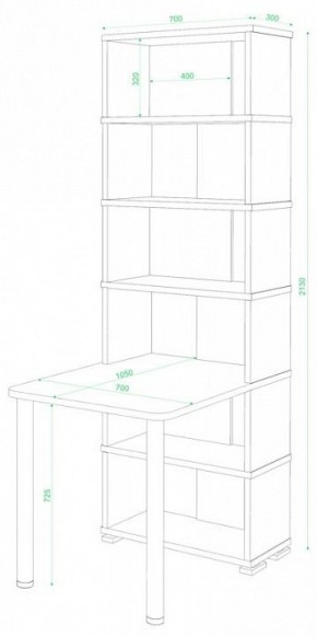 Стол компьютерный Домино СБ-10М/6 в Казани - kazan.mebel24.online | фото 2