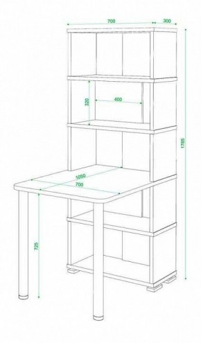 Стол компьютерный Домино СБ-10М5 в Казани - kazan.mebel24.online | фото 3