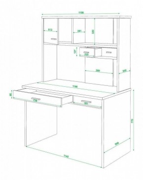 Стол компьютерный Домино СК-60 в Казани - kazan.mebel24.online | фото 2