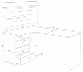 Стол компьютерный Домино СР-165 в Казани - kazan.mebel24.online | фото 2