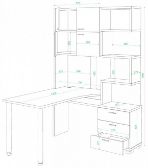 Стол компьютерный Домино СР-500М/140 в Казани - kazan.mebel24.online | фото 2