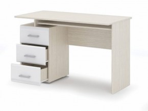 Стол компьютерный Симба Дуб белфорт-Белый глянец в Казани - kazan.mebel24.online | фото 2