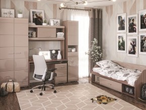 Стол компьютерный Симба Ясень шимо-Кофе с молоком в Казани - kazan.mebel24.online | фото 4