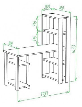 Стол компьютерный Slim СТН-145/130 в Казани - kazan.mebel24.online | фото 3