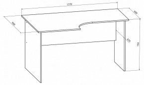 Стол офисный Офис ОФ-10 в Казани - kazan.mebel24.online | фото 3