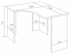 Стол письменный Домино Lite СКЛ-Угл120 в Казани - kazan.mebel24.online | фото 3