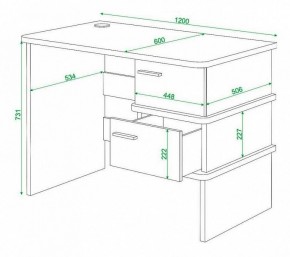 Стол письменный Домино нельсон СД-15С в Казани - kazan.mebel24.online | фото 3