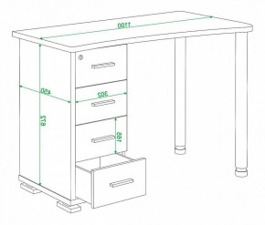 Стол письменный Домино нельсон СКМ-50 в Казани - kazan.mebel24.online | фото 5