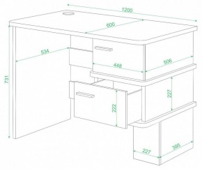 Стол письменный Домино СД-15 С в Казани - kazan.mebel24.online | фото 2