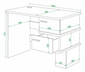 Стол письменный Домино СД-15С в Казани - kazan.mebel24.online | фото 3