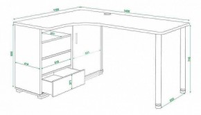 Стол письменный Домино СР-145СМ в Казани - kazan.mebel24.online | фото 5