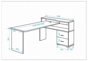 Стол письменный Домино СР-620/180 C в Казани - kazan.mebel24.online | фото 2