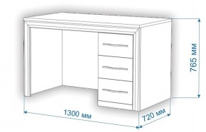 Стол письменный Нобиле СтЯ130 в Казани - kazan.mebel24.online | фото 2