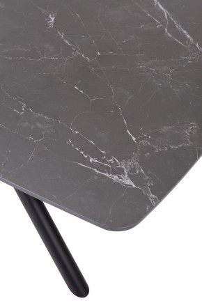 Стол RIVOLI 140 MATT BLACK MARBLE SOLID CERAMIC / BLACK, ®DISAUR в Казани - kazan.mebel24.online | фото 10