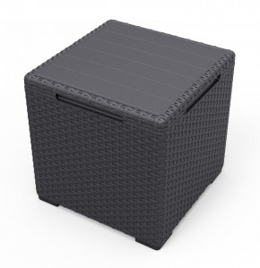 Стол с функцией хранения Виго (Vigo storage box) графит в Казани - kazan.mebel24.online | фото 2