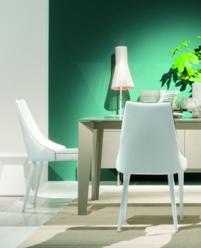 Стул CLARA 40.11 (TR505 white with sand cordonet, экокожа) в Казани - kazan.mebel24.online | фото 2