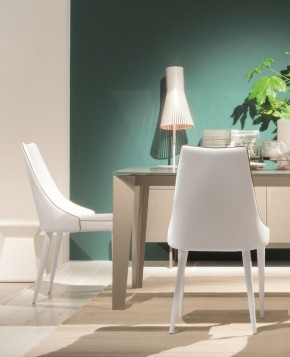 Стул CLARA 40.11 (TR505 white with sand cordonet, экокожа) в Казани - kazan.mebel24.online | фото 3