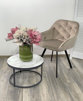 Стул GALE 360 град. поворот. BLUVEL-40 BEIGE, велюр/ черный каркас, М-City в Казани - kazan.mebel24.online | фото 2