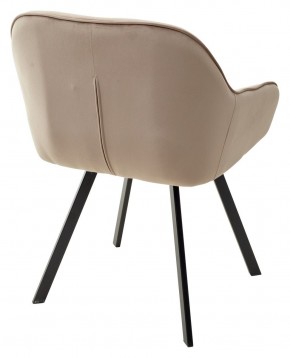 Стул GALE 360 град. поворот. BLUVEL-40 BEIGE, велюр/ черный каркас, М-City в Казани - kazan.mebel24.online | фото 4