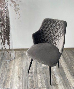 Стул HERMAN 360 град. ГРАФИТ #14, велюр / черный каркас М-City в Казани - kazan.mebel24.online | фото 3