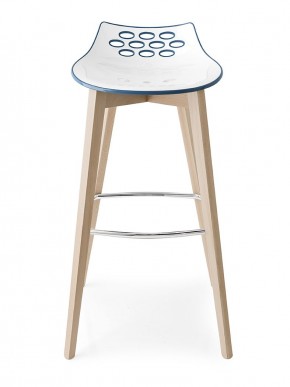 Стул JAM W CB/1487, ash.P12 smoke/ P799-P12P WHITE/ GLOSSY SKY BLUE в Казани - kazan.mebel24.online | фото