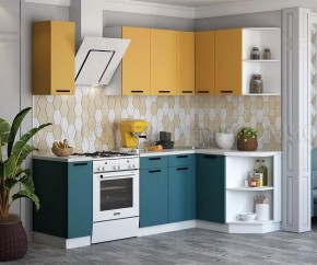 ТЕХНО Кухонный гарнитур угловой 1,7х1,3 м Компоновка №6 в Казани - kazan.mebel24.online | фото