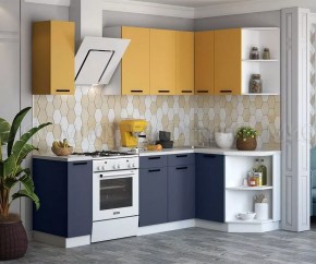 ТЕХНО Кухонный гарнитур угловой 1,7х1,3 м Компоновка №6 в Казани - kazan.mebel24.online | фото 2