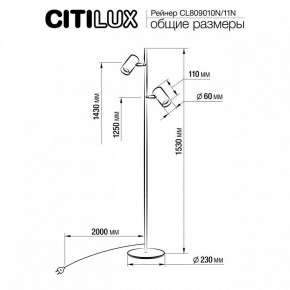 Торшер Citilux Twin CL809010N в Казани - kazan.mebel24.online | фото 5