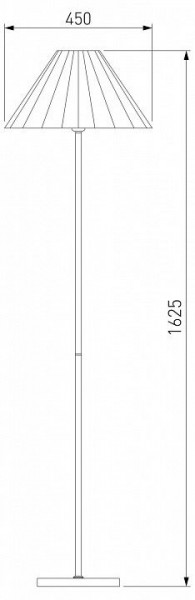 Торшер Eurosvet Peony 01133/1 хром/графит в Казани - kazan.mebel24.online | фото 3