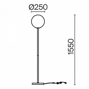 Торшер Maytoni Ring MOD013FL-01BS в Казани - kazan.mebel24.online | фото 4