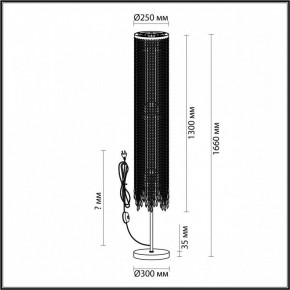 Торшер Odeon Light Chokka 5028/3F в Казани - kazan.mebel24.online | фото 4
