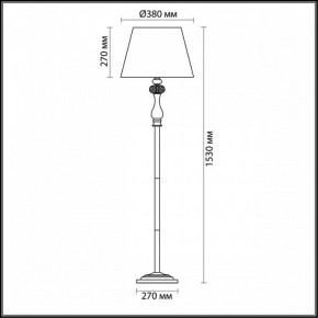 Торшер Odeon Light Gaellori 3393/1F в Казани - kazan.mebel24.online | фото 3