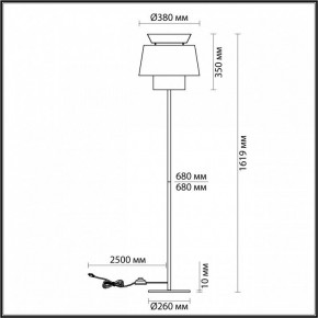 Торшер Odeon Light Kressa 4992/1F в Казани - kazan.mebel24.online | фото 4