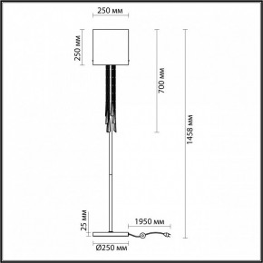 Торшер Odeon Light Nicole 4886/1F в Казани - kazan.mebel24.online | фото 4