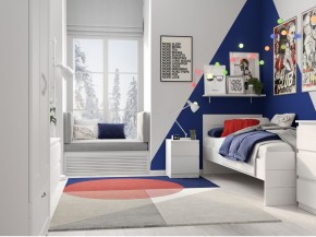 Тумба КАСТОР малая с двумя ящиками, цвет белый в Казани - kazan.mebel24.online | фото 3