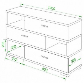 Тумба комбинированная Домино СБ-40/3-ПВК в Казани - kazan.mebel24.online | фото 2