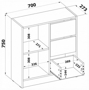 Тумба комбинированная Т-1 в Казани - kazan.mebel24.online | фото 4