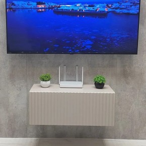 Тумба подвесная под ТВ LINES MTV1-MA 750 Бежевый (Леда-М 10.1.5) в Казани - kazan.mebel24.online | фото 5