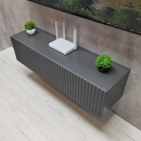 Тумба подвесная под ТВ LINES MTV4-MA 1150 Темно-серый (Графит-M 10.1.25) в Казани - kazan.mebel24.online | фото 2