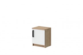 Тумба прикроватная Эконом (Дуб крафт золотой/Белый текстурный) в Казани - kazan.mebel24.online | фото 1