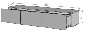 ТВ тумба подвесная TV80 (3 ящика) в Казани - kazan.mebel24.online | фото 2