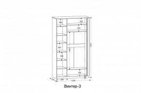 ВИНТЕР 3 Шкаф 3-х створчатый в Казани - kazan.mebel24.online | фото 2