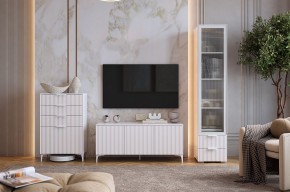 ЗЕФИР Гостиная К1 (белое дерево/белый муар) в Казани - kazan.mebel24.online | фото 1