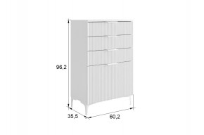 ЗЕФИР Гостиная К2 (белое дерево/черный муар) в Казани - kazan.mebel24.online | фото 2